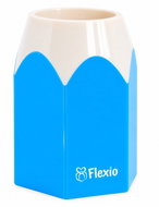 FLEXIO Stojánek ve tvaru pastelky, modrý - Pencil Holder