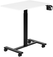 ModernHome JNI-PN01-1-5-NP Mobilní stolek 70 × 48 cm, nastavitelný, bílo-černý - Laptop Table