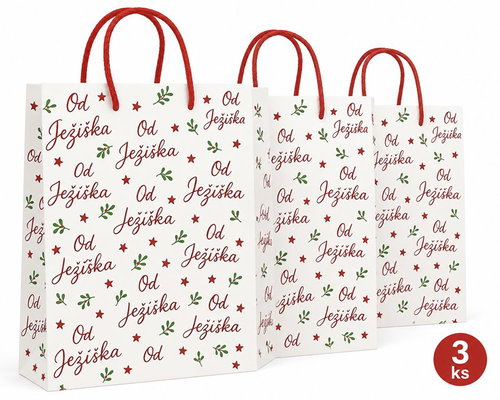 GOBA 8610037-1 Od Ježíška, vel. L, 3 ks - Gift Bag - Main image