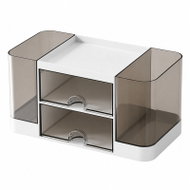 Verk 27648 Stolní se zásuvkami 19,5 × 10 × 10 cm, bílo-šedý - Organiser
