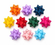 GOBA Paper Self-Adhesive, diameter 7cm, 10pcs, mixed colours - Gift Bow
