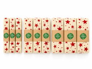 GOLDINA CREME STARS bavlněná vánoční 9 ks - Ribbon