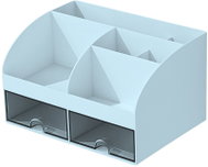 Verk Multifunkční stolní organizér se zásuvkami 21 × 14 × 12 cm, modrý - Organiser