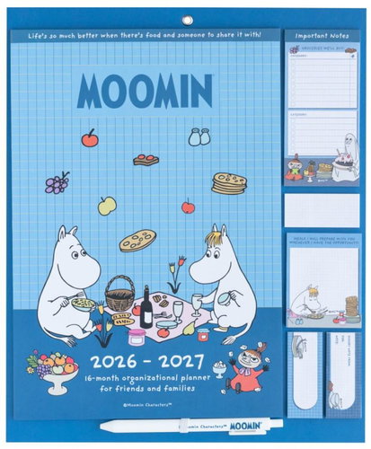 Moomin: wall planner calendar 2026/2027 Main image Moomin: wall planner calendar 2026/2027 - Wall Calendar - Main image