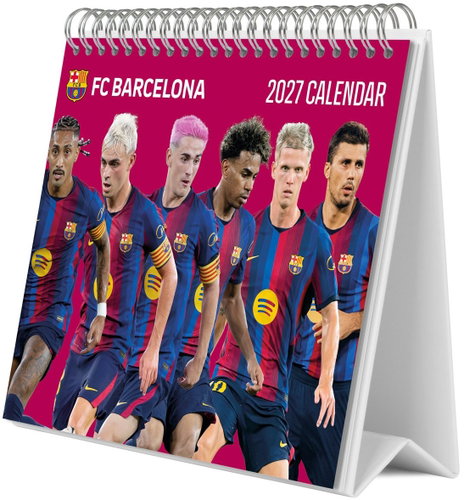 FC Barcelona: desk calendar 2027 Main image FC Barcelona: desk calendar 2027 - Desk Calendar - Main image
