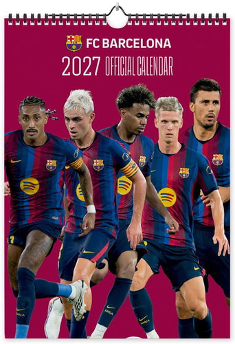 FC Barcelona: 2027 wall calendar Main image FC Barcelona: 2027 wall calendar - Wall Calendar - Main image