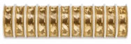GOLDINA Celebration Gold lesklá, zlatá, 15 mm × 3 m, 10 ks - Ribbon
