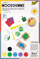 FOLIA Basic self-adhesive 20×29cm, 2mm, 7 sheets, mix of colours - Moosgumi Foam Rubber