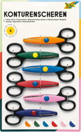 FOLIA Ozdobné konturovací nůžky, sada 6 ks různých vzorů - Children’s Scissors