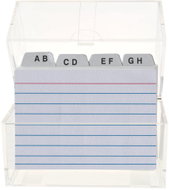 STYLEX 49973 kartotéka A8 průhledná - Index Card Box