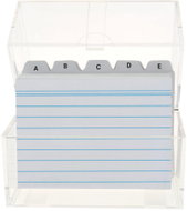 STYLEX 49971 kartotéka A7 průhledná - Index Card Box