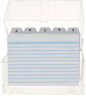 STYLEX 49972 kartotéka A6 průhledná - Index Card Box