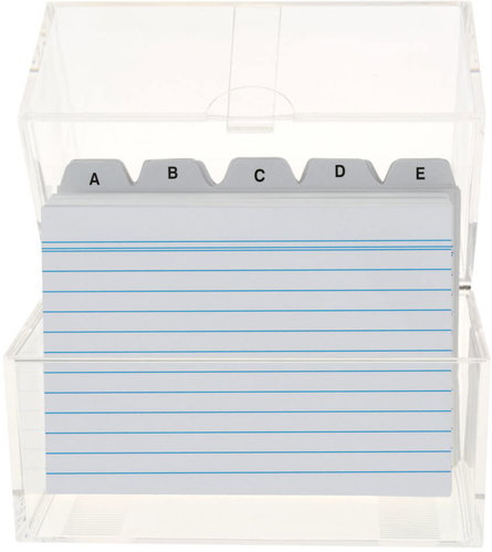 STYLEX 49972 kartotéka A6 průhledná - Index Card Box - Main image