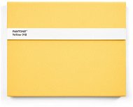 PANTONE Zápisník s tužkou a pravítkem, linkovaný - Yellow 012 - Zápisník