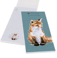 Wrendale Designs Shopping list with magnet Fox - Notepad