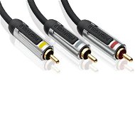 PROFIGOLD SKY A/V CINCH kabel, 3xCINCH konektor - 3xCINCH konektor, 5m - Dátový kábel