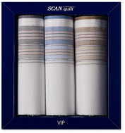 SCANquilt men's VIP handkerchiefs 3 pcs G40 - Handkerchief 