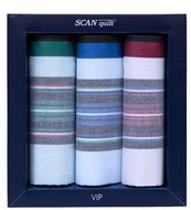 SCANquilt men's VIP handkerchiefs 3 pcs G68 - Handkerchief 