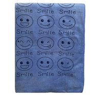 Kaptan Quick-drying towel Smile 70 × 140 cm, blue - Bath Towel