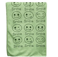Kaptan Quick-drying towel Smile 70 × 140 cm, green - Bath Towel