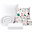 ‘Baňky’ – duvet cover, fitted sheet, bedding set, white