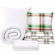 Kaptan Set jednolůžko Karolína - povlečení, prostěradlo, sada lůžkovin, bílá - Bed Linen