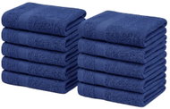 Kaptan 10dílná sada dětských ručníků 30 × 30 cm, tmavě modrá - Towel Set