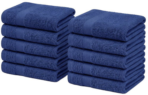 Kaptan 10dílná sada dětských ručníků 30 × 30 cm, tmavě modrá - Towel Set - Main image