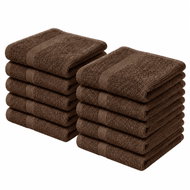 Kaptan 10dílná sada dětských ručníků Ekonom 40 × 60 cm, tmavě hnědá - Towel Set