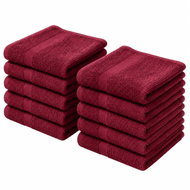 Kaptan 10dílná sada dětských ručníků Ekonom 40 × 60 cm, vínová - Towel Set