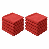 Kaptan 10dílná sada školních ručníků Top 30 × 50 cm, červená - Towel Set