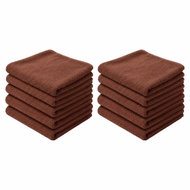 Kaptan 10dílná sada školních ručníků Top 30 × 50 cm, tmavě hnědá - Towel Set