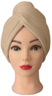 Kaptan Turban na vlasy vafle, béžový - Turban