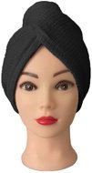 Kaptan Hair turban waffle, black - Turban