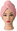 Hair turban waffle, pink