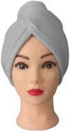 Kaptan Hair turban waffle, light grey - Turban