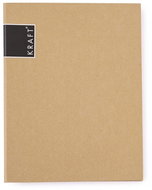Cardboard P+P Karis A4 laminated KRAFT nature - Notepad