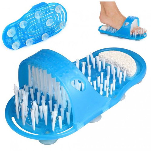 Alum Foot Wash Brush with pumice stone - Body Brush - Main image