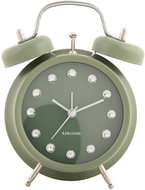 Karlsson Glamour budík GLAM DIAMONDS, průměr 11,8 cm - Budík