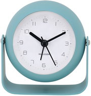 Karlsson Analogový budík BUNKY, průměr 9 cm, modrý - Budík