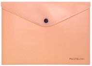 Karton P+P A5 PP envelope with print PASTELINI apricot - Document Folder