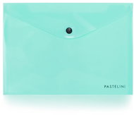 Karton P+P A5 PP envelope with print PASTELINI green - Document Folder