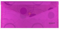 Karton P+P Envelope DL PP with button NEO COLORI pink - Document Folder