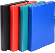 Karton P+P PP box with rubber A4 Classic red - Document Folder