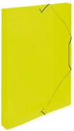 Karton P+P Lines yellow PP box with rubber A4 - Document Folder