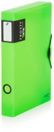 Karton P+P Opaline Frosty green PP box with rubber A4 maxi 45 - Document Folder
