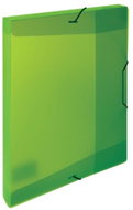 Karton P+P Opaline green PP box with rubber A5 - Document Folder