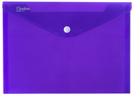 Karton P+P A5 envelope with print - purple - Document Folder