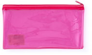 Karton P+P Neon pink envelope with zipper DL - Document Folder
