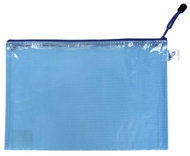 Karton P+P Blue mesh envelope with zipper A5 - Document Folder